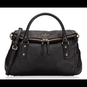 Kate spade New York black leather Cobble hill handbag RT $220